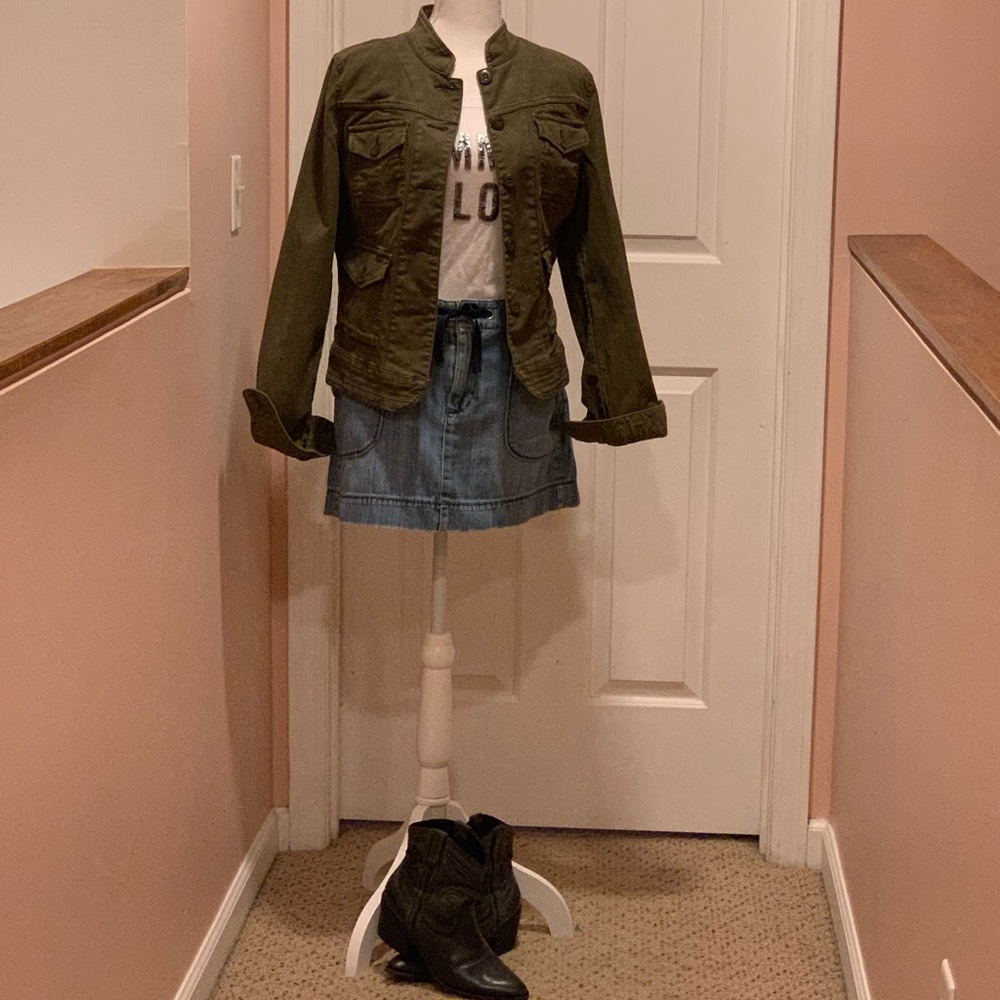 Button up military style coat